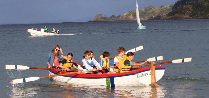Waiheke scouts sailing a cutter
