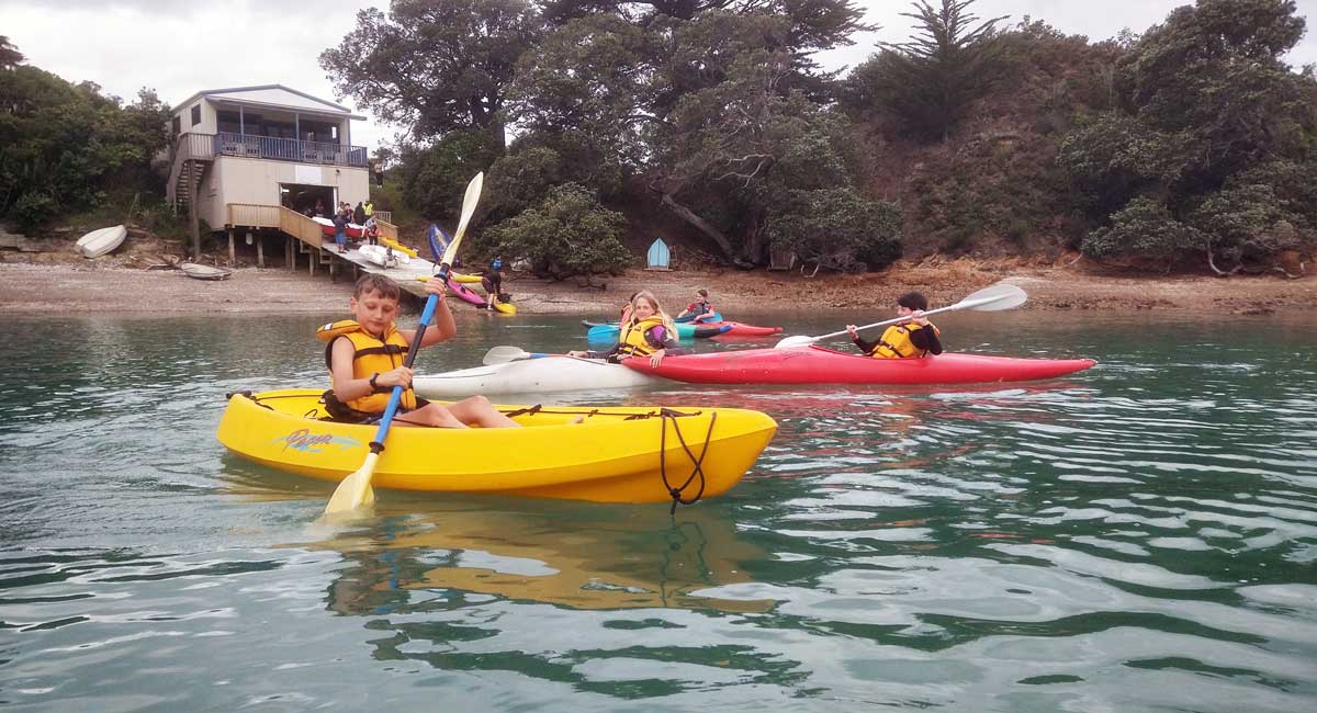 waiheke scouts kayaking